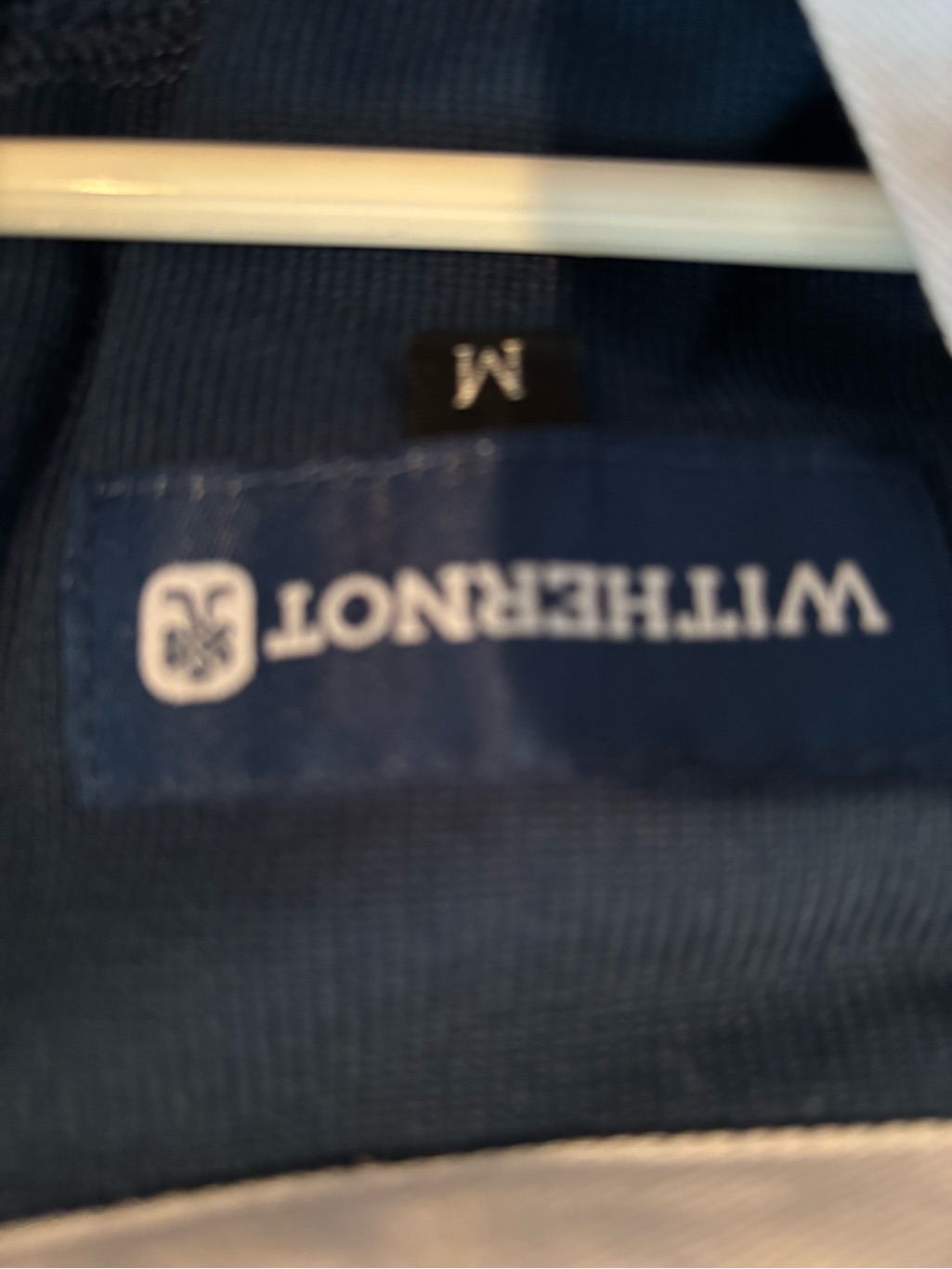 Withernot Men's Navy Stripe Rugby Polo Shirt - Classic Long Sleeve — image 3 of 3